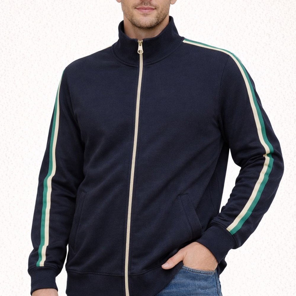 I Crew small 2 way zipper jacket